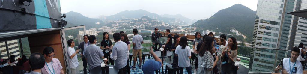 Hong kong WordCamp 2019 after party balcony