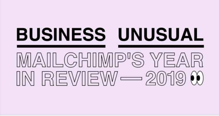 MailChimp 2020年初剛剛公布了2019年MailChimp評價及殊榮 (60.5%電郵推廣軟件市場份額)