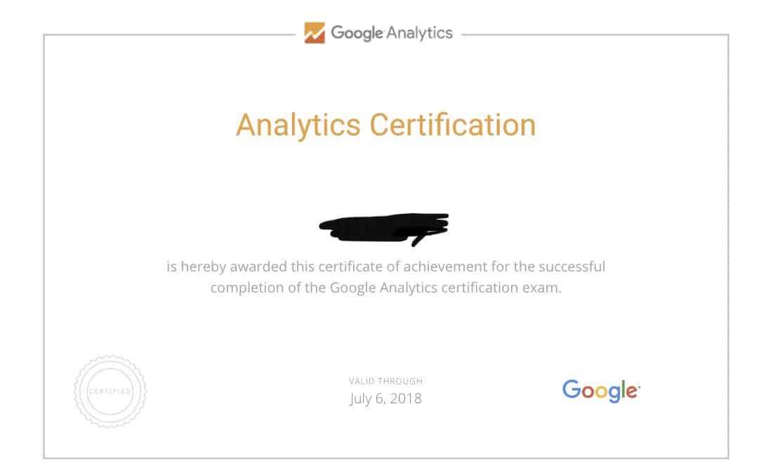 如何獲得Google analytics證書，從而可以使用Google analytics 認證?