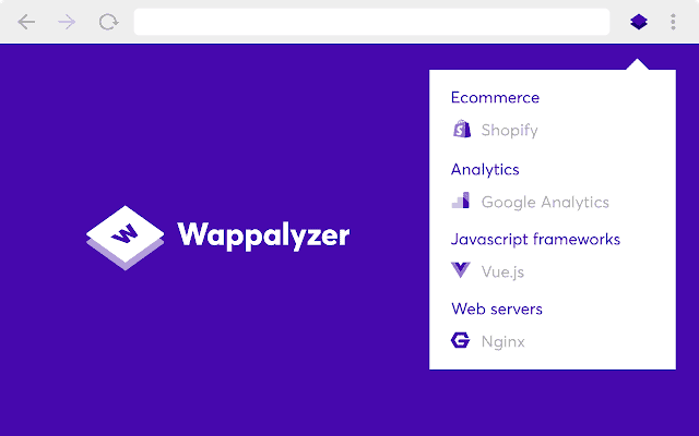 Wappalyzer 為你檢查瀏覽中的網站是用了那些技術