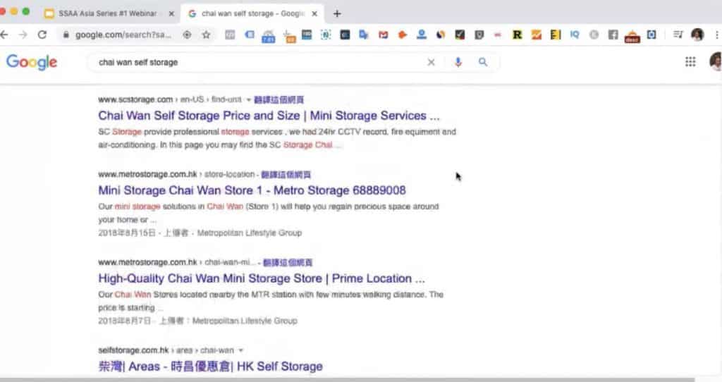 利用「迷你倉 SEO」學習地區性搜尋意圖