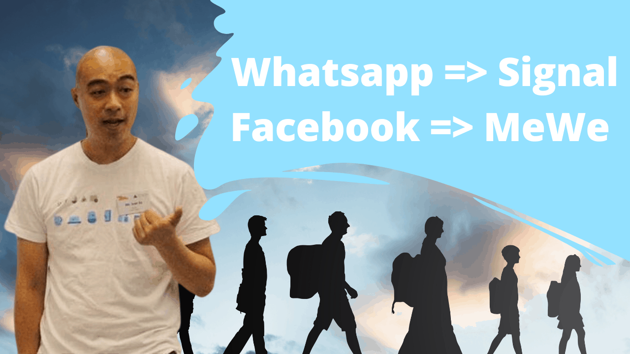 用數據去了解用戶會成功由 Whatsapp 轉到 Signal 及 Facebook 轉到 MeWe 嗎