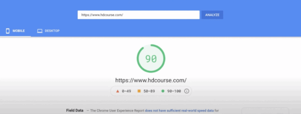 真實測試：Google PageSpeed 分數由 23 分提升到 100 分