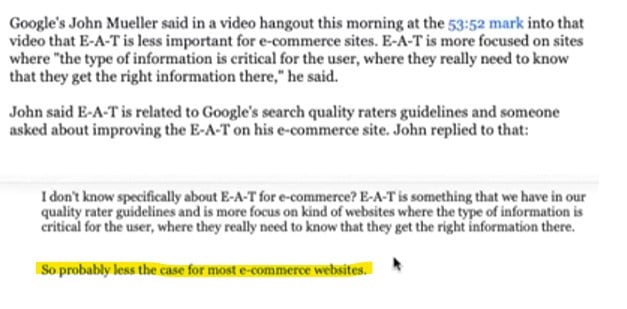網店 SEO 於 Google 網頁排序方式與 EAT (專業性、權威性、信任度) 的關連性 網店 SEO 於 Google 網頁排序方式與 EAT (專業性、權威性、信任度) 的關連性