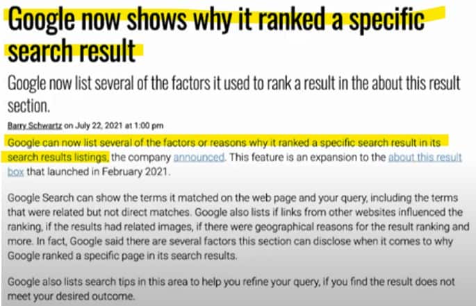 Google 提醒你:使用那些內容可以提升排名,每個人都是 SEO 高手? Google 説明排上 SEO 的原因