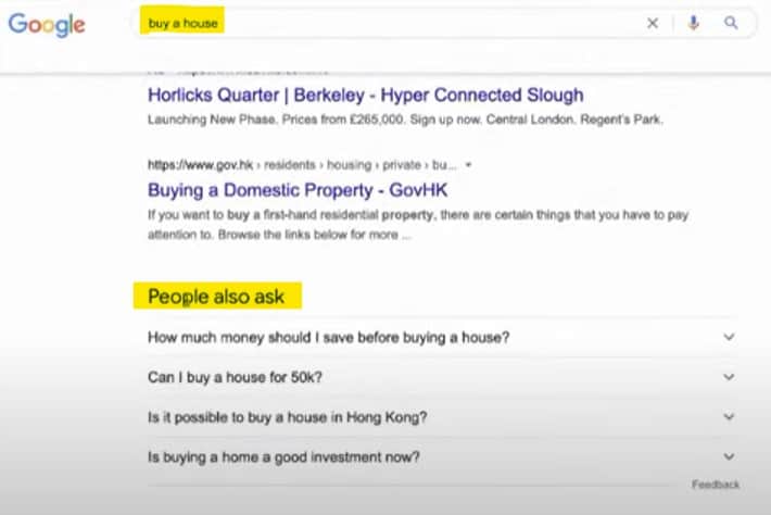 buy a house Google 搜尋結果