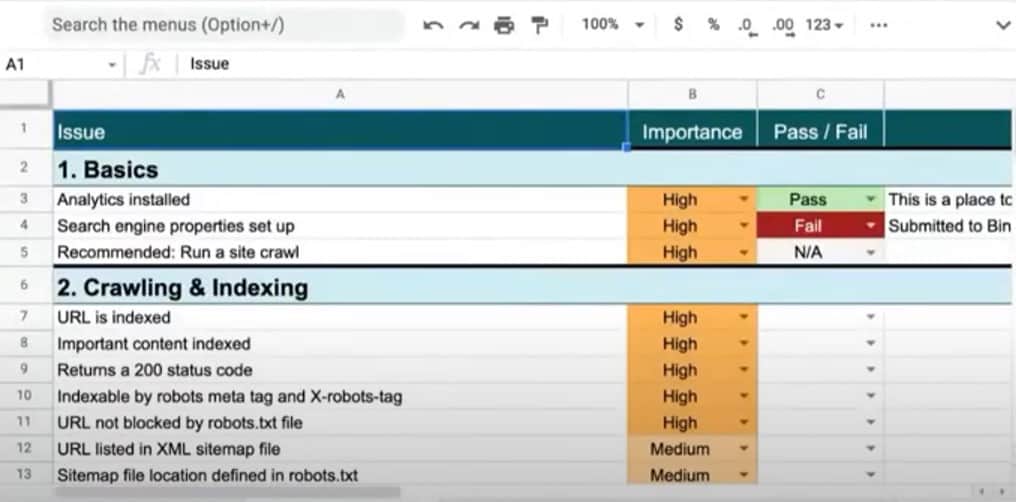網站 SEO 審計 100 項清單 (site audit) 基本與 Google 收錄檢查