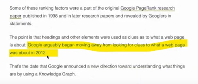超過 50% 做 SEO 的人士用錯了 H1? headings 慢慢退出