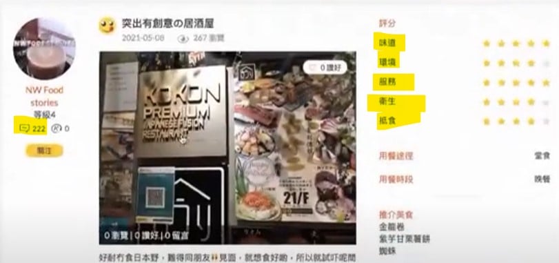 Google 更新運算法:詳細產品評價 OpenRice