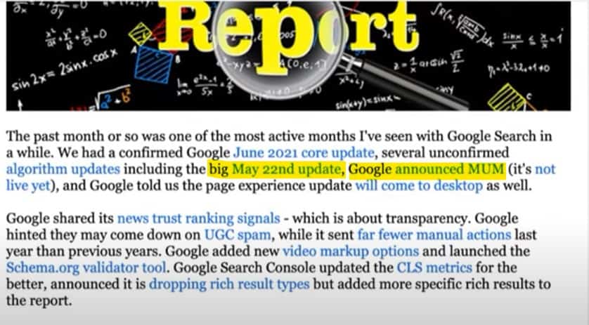 Google 六月運算法改動了,與 Google MUM (Multitask Unified Model) 有關嗎? Google 官宣推出新的演算法