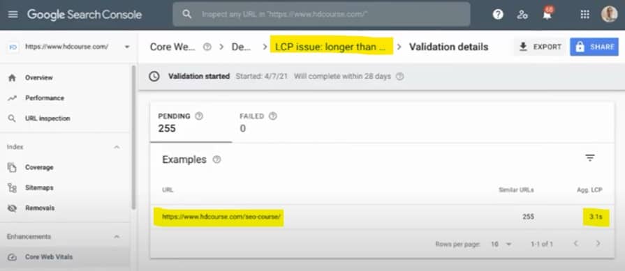 Core Web Vitals 網速對 SEO 的重要性 頁面 LCP 超過 2.5 秒