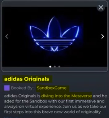 為何 NFT 價值可以幾萬元,不就是圖像 / icon 嗎? Adidas 也買了一塊地