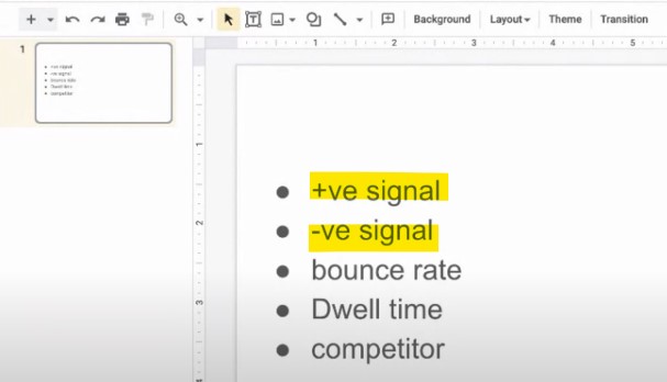 SEO 排名因素（Ranking Signal）