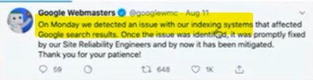 Google 壞了?網站排名出現異常 Google 壞了?網站排名出現異常