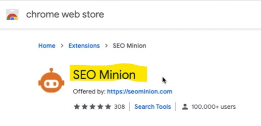 Chrome Web Store - SEO Minion