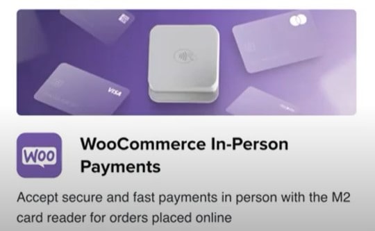 WooCommerce 支援的面對面收款信用卡機 (美國先行)