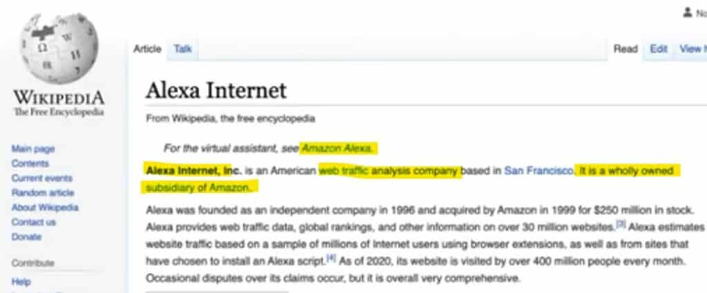 Alexa 已經成爲 Amazon 旗下的公司