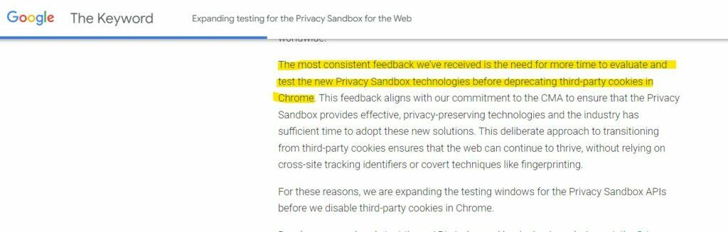 Expanding testing for the Privacy Sandbox for the Web