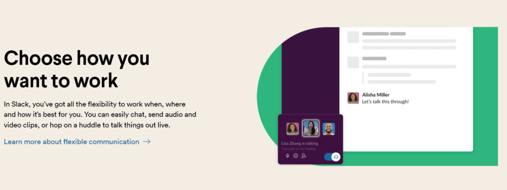 Slack Flexible Communication