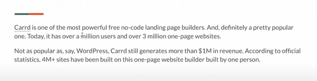一人 startup 故事「Carrd」,每月 20M 人流、一年收入 $1M 美元 一人 startup 故事「Carrd」,每月 20M 人流、一年收入 $1M 美元