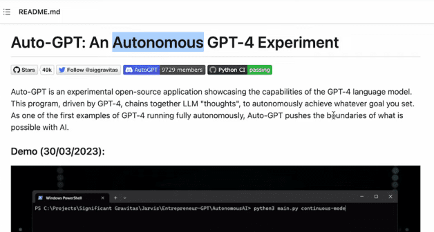 Auto-GPT 好厲害,自主GPT 解決問題,無需人類插手 Auto-GPT 好厲害,自主GPT 解決問題,無需人類插手