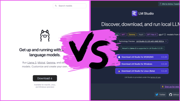 Ollama VS LM Studio 比較，探討本地環境中的大型語言模型（LLMs）