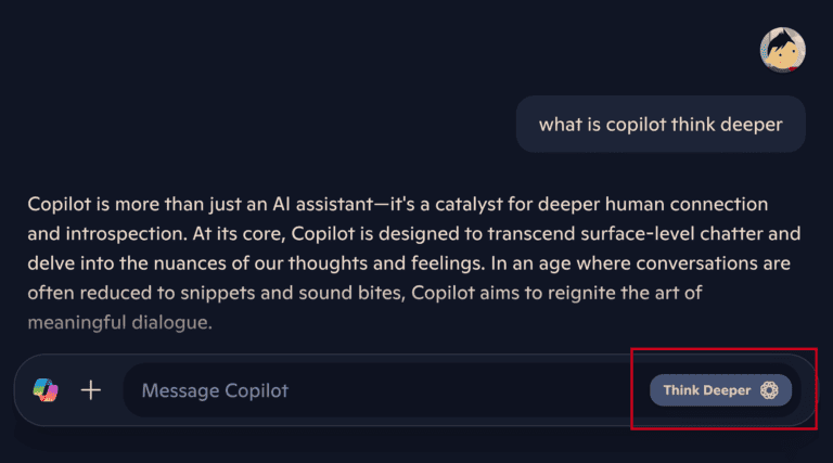 Microsoft Copilot「深度思考 think deeper」功能免費開放！香港用戶也能體驗更強大的推理能力